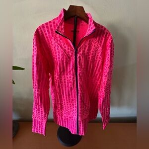 Vibrant Pink Bomber Jacket